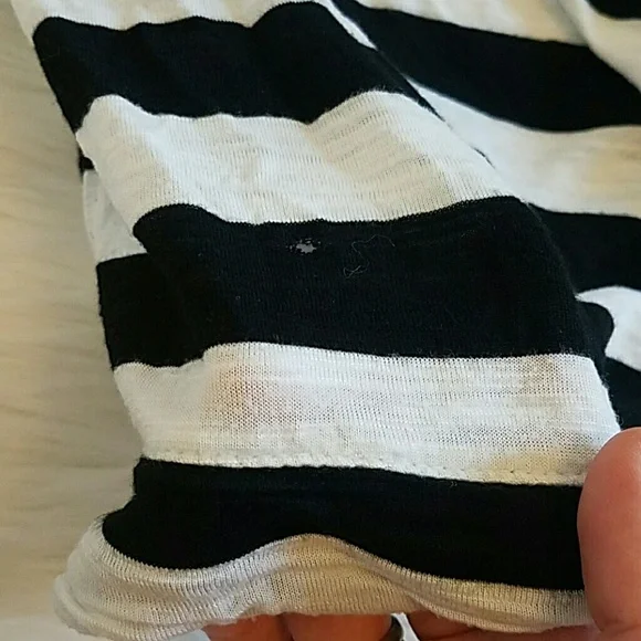 Chico's cardigan size 2 color black and white - Picture 5 of 5